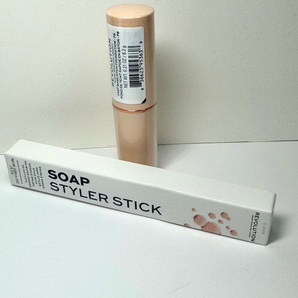 Revolution Soap Styler Stick and F8 Foundation Stick